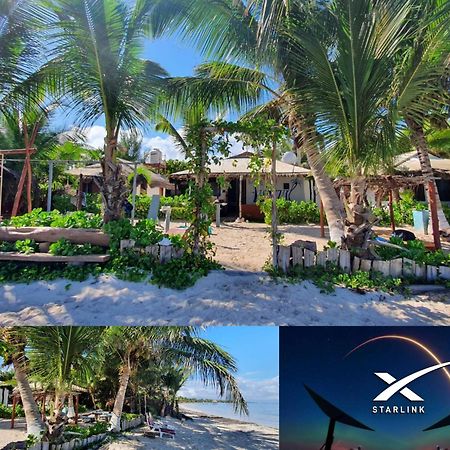 Lunazul Eco-Cabana Frente Al Mar Mahahual Zewnętrze zdjęcie