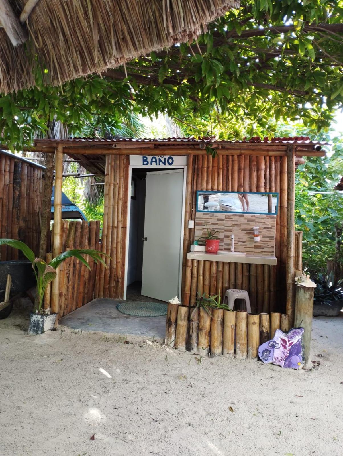 Lunazul Eco-Cabana Frente Al Mar Mahahual Zewnętrze zdjęcie