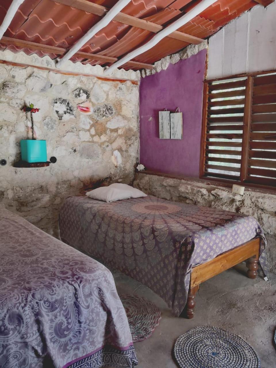 Lunazul Eco-Cabana Frente Al Mar Mahahual Zewnętrze zdjęcie