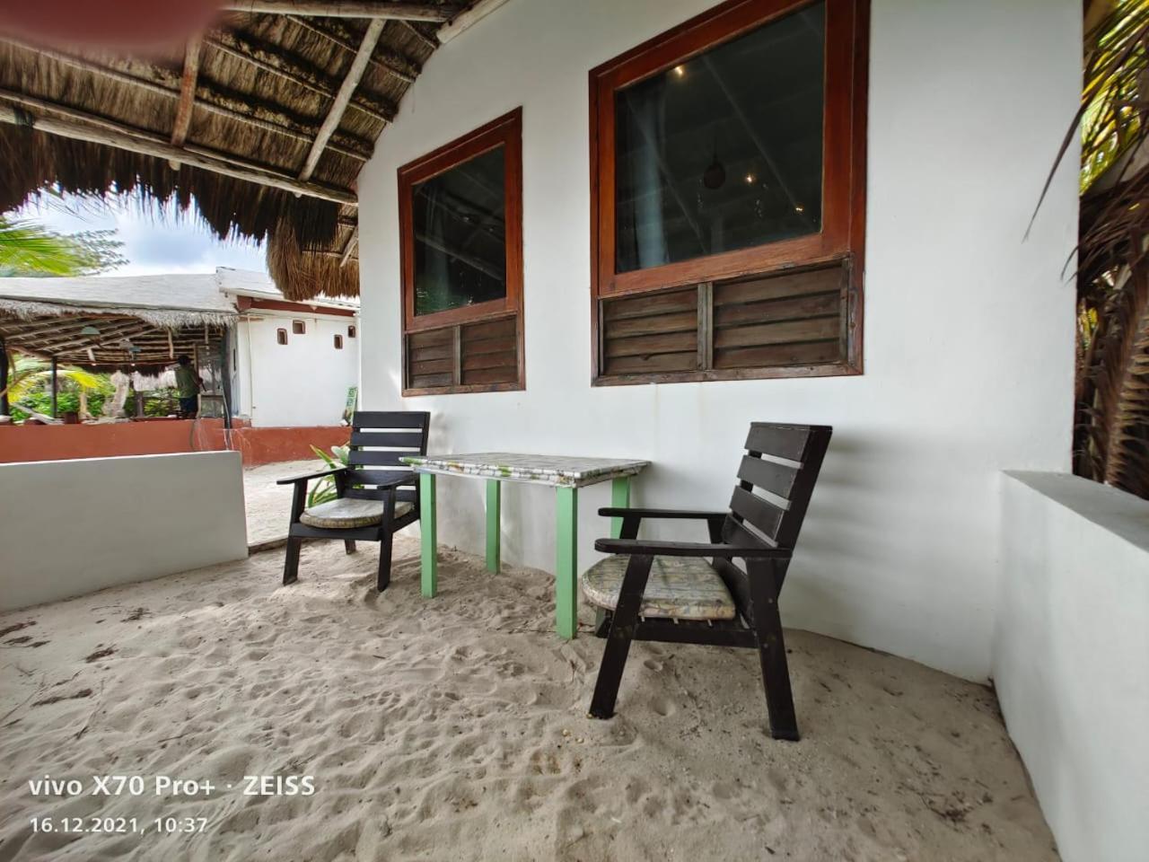 Lunazul Eco-Cabana Frente Al Mar Mahahual Zewnętrze zdjęcie