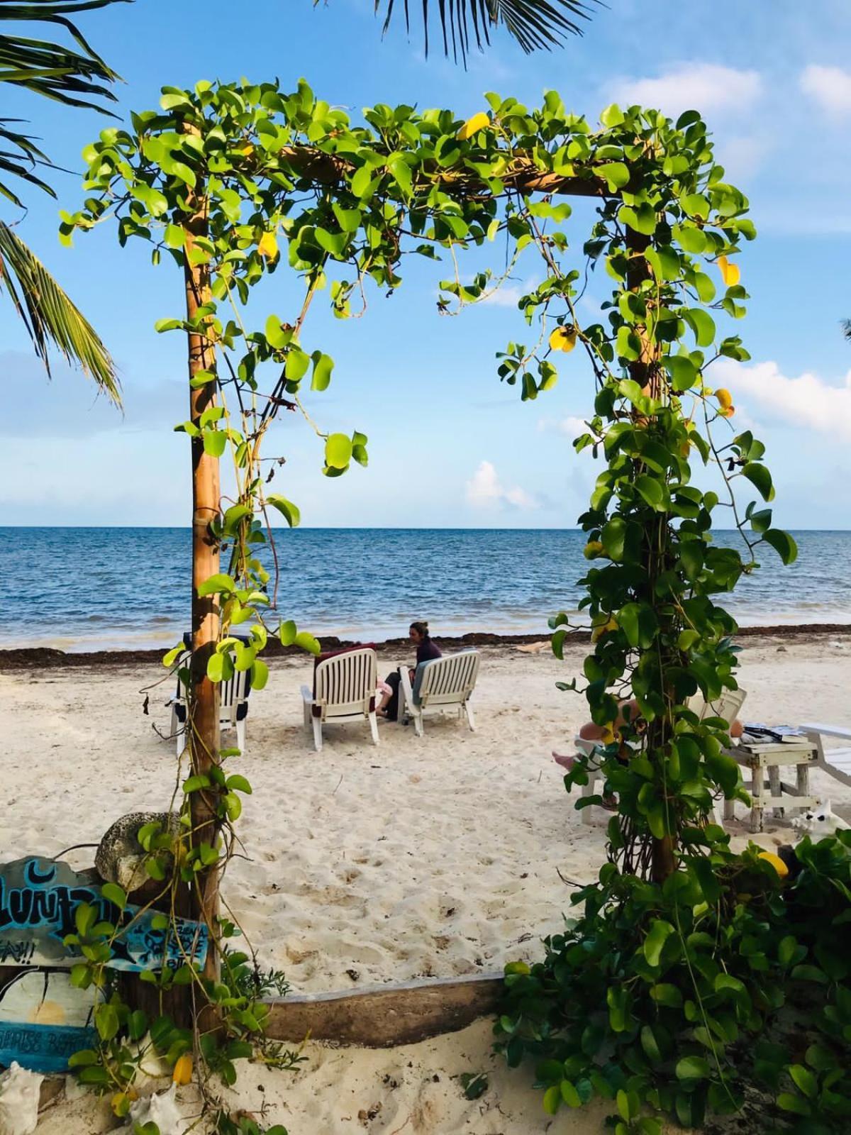 Lunazul Eco-Cabana Frente Al Mar Mahahual Zewnętrze zdjęcie