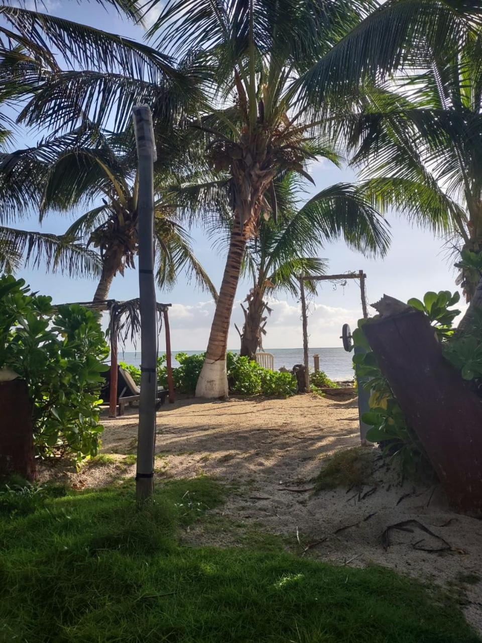Lunazul Eco-Cabana Frente Al Mar Mahahual Zewnętrze zdjęcie