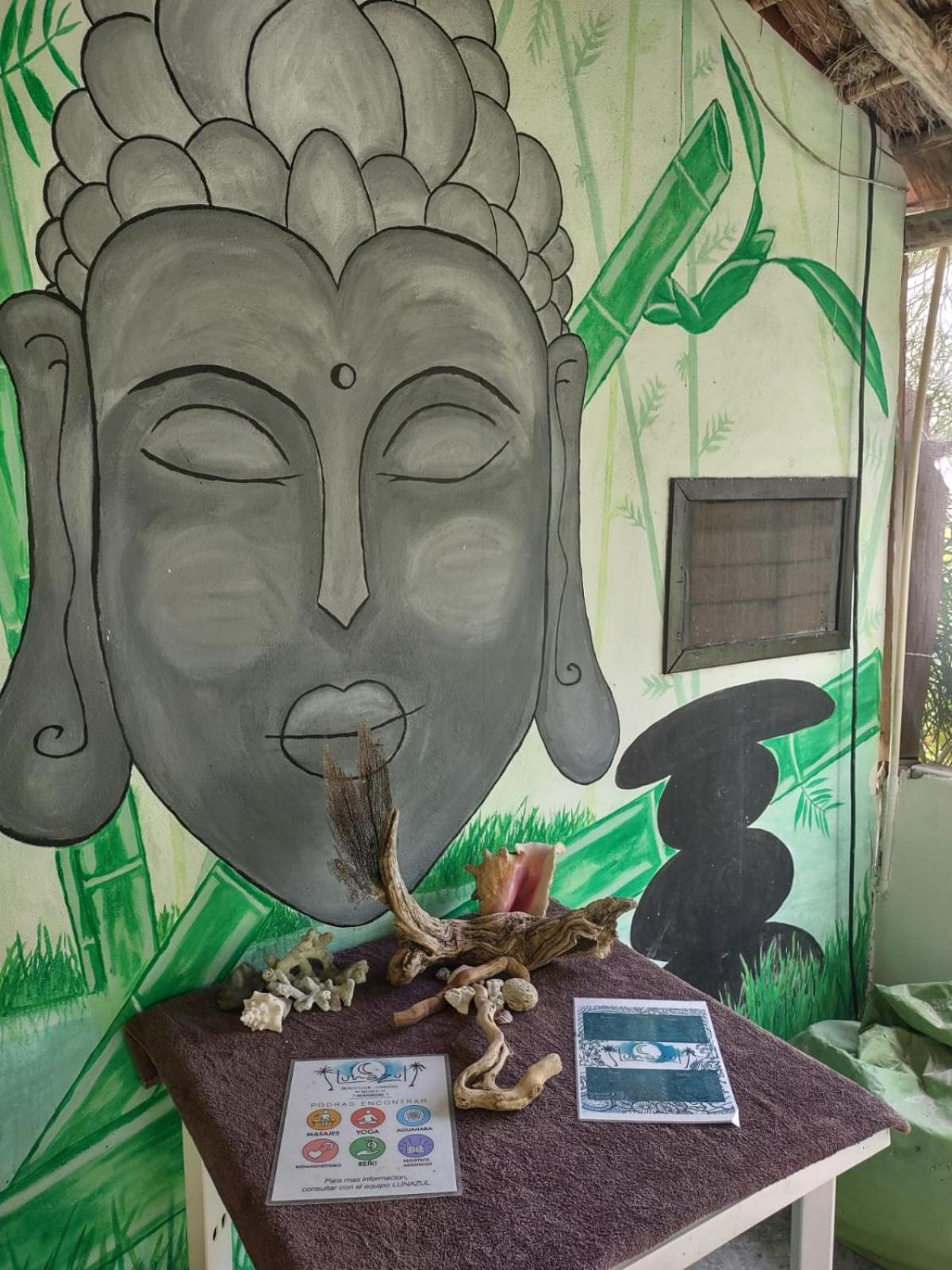 Lunazul Eco-Cabana Frente Al Mar Mahahual Zewnętrze zdjęcie